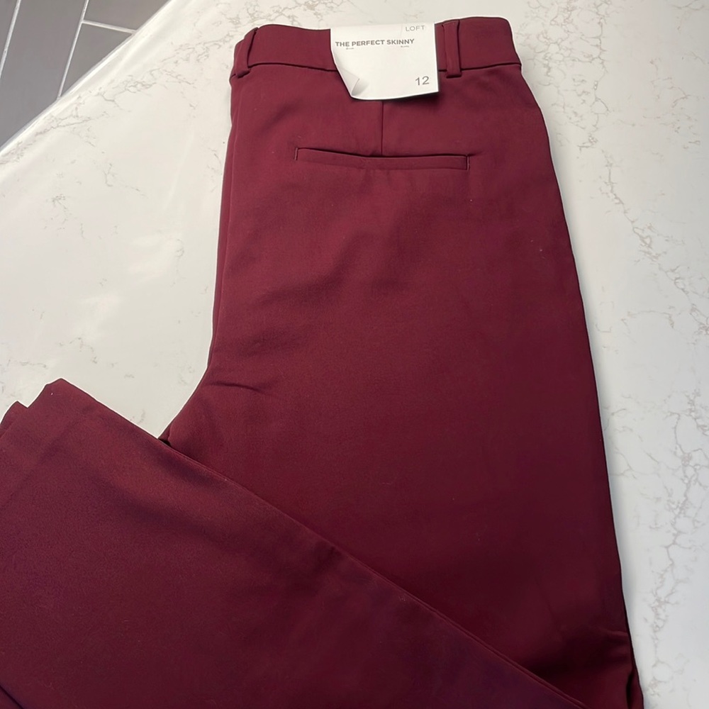 NWT LOFT Perfect Skinny Ankle Pants